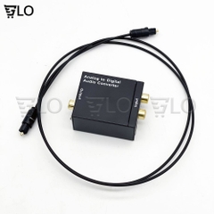 Bộ Chuyển Đổi Âm Thanh Tín Hiệu AV Sang Optical OEM, Analog To Digital, Bộ AV Ra Quang, Tặng Dây Quang 1m