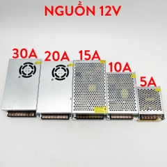Nguồn Tổng Tổ Ong 12V/24V 10A-15A-20A-30A Chuyên Dùng Cho Đèn Led, Camera Giám Sát