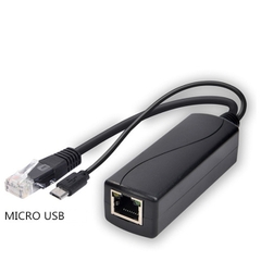 Tách Jack POE Splitter 48v ra 12v Cho Camera IP Cổng DC, Micro USB, Type C, Cặp Chuyển Nguồn POE Cho Camera IP