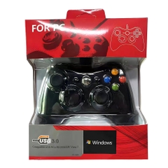 Tay Cầm Chơi Game Microsoft Xbox 360 Full Box Có Rung, Có Dây Dùng Cho PC, Laptop, PS, Android, Chơi FO4 Full Skill