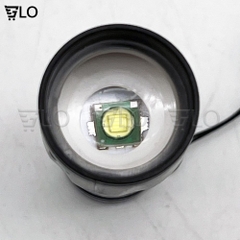 Đèn Pin Siêu Sáng Cao Cấp Mini M2, Có Zoom, 3 Chế Độ Sáng, Có Đèn COB Bên Hông, Kèm Dây Sạc Fullbox - Dùng Dây Đeo