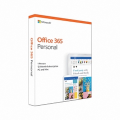 Phần Mềm Office 365 Personal English APAC EM Subscr 1YR Medialess P4 (QQ2-00807)