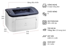 Máy in Canon Laser LBP6230DN (In 2 mặt, in mạng Lan, tốc độ siêu nhanh)