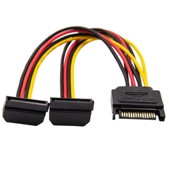 Cáp chia nguồn Sata 1 ra 2 vuông góc 90 độ