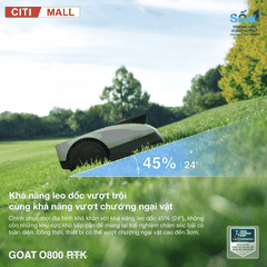 Ecovacs GOAT O800 RTK - Robot Cắt Cỏ Thông Minh 2026 tại Citimall 07