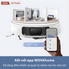 Mova E30 Ultra - Robot Hút Bụi Lau Sàn 2026 tại Giga Việt Nam 11