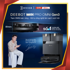 Ecovacs Deebot T50 Pro Omni Gen 3 - Robot Hút Bụi Lau Nhà 2026 tại citimall 01