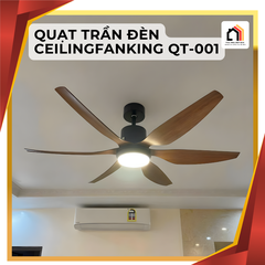 Quạt trần đèn CeilingFanking QT-001 tại Vua Nhà Bếp Đức 01