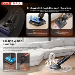 Tineco FLOOR ONE I7 Steam- Máy Hút Bụi Lau Nhà 2026 tại Citimall 11