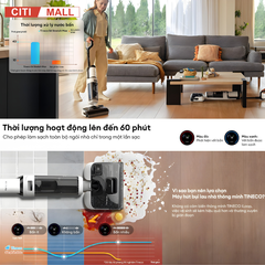 Tineco FLOOR ONE S6 Stretch Max- Máy Hút Bụi Lau Nhà 2026 tại Citimall 12