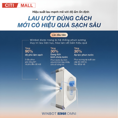Ecovacs Winbot W2S Omni - Robot Hút Bụi Lau Nhà 2026 tại Citimall 12