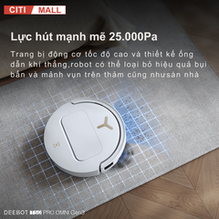 Ecovacs Deebot T50 Pro Omni Gen 3 - Robot Hút Bụi Lau Nhà 2026 tại citimall 10