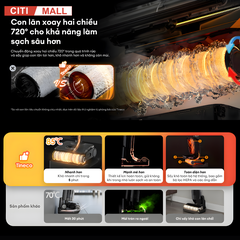 Tineco FLOOR ONE I7 Steam- Máy Hút Bụi Lau Nhà 2026 tại Citimall 13
