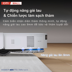 Ecovacs Deebot T50 Pro Omni Gen 3 - Robot Hút Bụi Lau Nhà 2026 tại citimall 13
