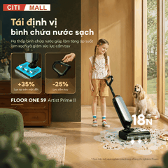 TINECO S9 ARTIST PRIME II - MÁY HÚT BỤI LAU SÀN KHÔ ƯỚT 2026
