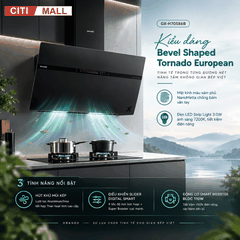 GrandX GX H70S86B - Máy hút mùi áp tường 2026