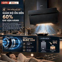 GrandX GX H90S86B - Máy hút mùi 2026
