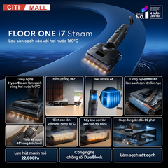 Tineco FLOOR ONE I7 Steam- Máy Hút Bụi Lau Nhà 2026 tại Citimall 02