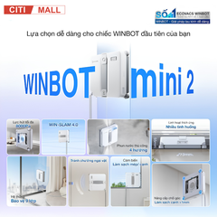 Ecovacs Winbot Mini 2 - Robot lau kính Ecovacs 2026 tại Citimall 02