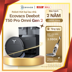 Ecovacs Deebot T50 Pro Omni Gen 2 - Robot hút bụi lau nhà 2026 tại Vua Nhà Bếp Đức