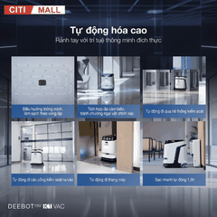 Ecovacs DEEBOT PRO K1 VAC - Robot hút bụi lau sàn công nghiệp 2026 tại Citimall 10