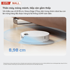 Robot hút bụi lau nhà Roborock Qrevo Edge 2 Flow tại Citimall 015