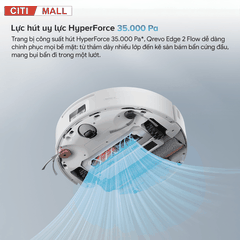 Robot hút bụi lau nhà Roborock Qrevo Edge 2 Flow tại Citimall 09
