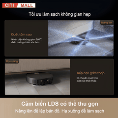 Dreame X60 Ultra Extreme - Robot Hút Bụi Lau Nhà 2026 tại Citimall 09