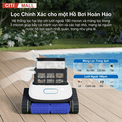 Ecovacs Ultramarine P1 - Robot Dọn Bể 2026 tại Citimall 04