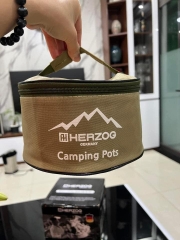 Bộ nồi camping Herzog thương hiệu Đức (2 nồi)