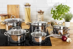 Bộ 5 nồi Inox cao cấp Tefal Duetto Plus G719SA55
