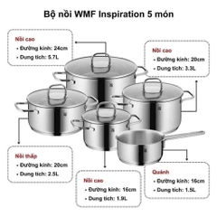 BỘ NỒI WMF INSPIRATION 5 MÓN