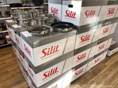 BỘ NỒI SILIT TOSKANA 10 MÓN VUNG KÍNH