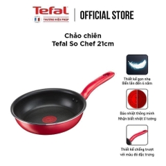Chảo chống dính Tefal So Chef cạn lòng 21/24/28 CM