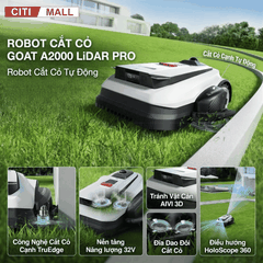 Ecovacs GOAT A2000 LiDAR PRO - Robot Cắt Cỏ 2026 tại Citimall 02