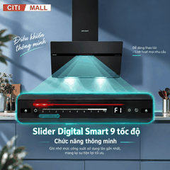 GrandX GX H70S86B - Máy hút mùi áp tường 2026
