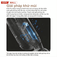 Mova K30 Pro - Máy Hút Bụi Lau Nhà Cầm Tay 2026 tại Citimall 05