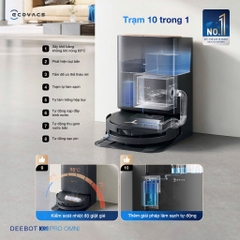 Robot hút bụi Deebot X9 pro omni