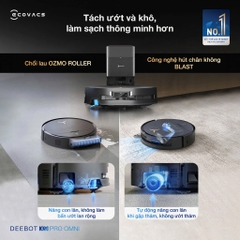 Robot hút bụi Deebot X9 pro omni
