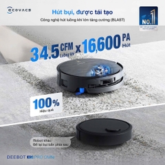 Robot hút bụi Deebot X9 pro omni