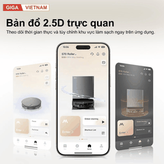Mova S70 Roller - Robot Hút Bụi Lau Sàn 2026 tại Giga Việt Nam 11
