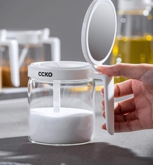 SET HŨ GIA VỊ THỦY TINH CCKO