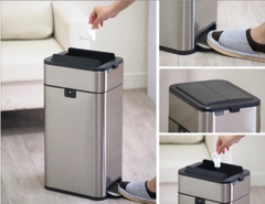 THÙNG RÁC INOX ELPHECO CAO CẤP