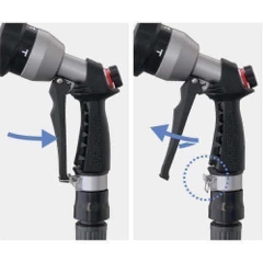 Vòi Tưới Cây Kim Loại 4 Chức Năng Tough Gear Takagi QG556