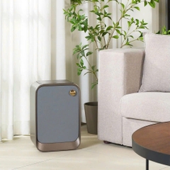 Thùng Rác Cảm Biến Mở 2 Cánh - Chân Gỗ Cao