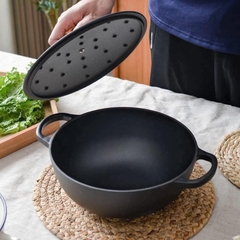 NỒI – CHẢO GANG HAPPINESS DÂY HOA 23CM tại Vua Nhà Bếp Đức 03