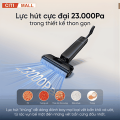 Dreame H16 GT - Máy Hút Bụi Lau Sàn 2026 tại Citimall x Giga Việt Nam 07