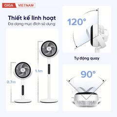 Levoit Pedestal 22.9cm - Quạt Tuần Hoàn Không Khí 2026 tại Giga Việt Nam x Citimall 06