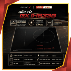 GRANDX GX IH933G - BẾP TỪ GRANDX 2026