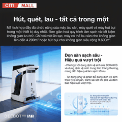 Ecovacs DEEBOT PRO M1 - Robot Hút Bụi Lau Sàn Công Nghiệp tại Citimall 03
